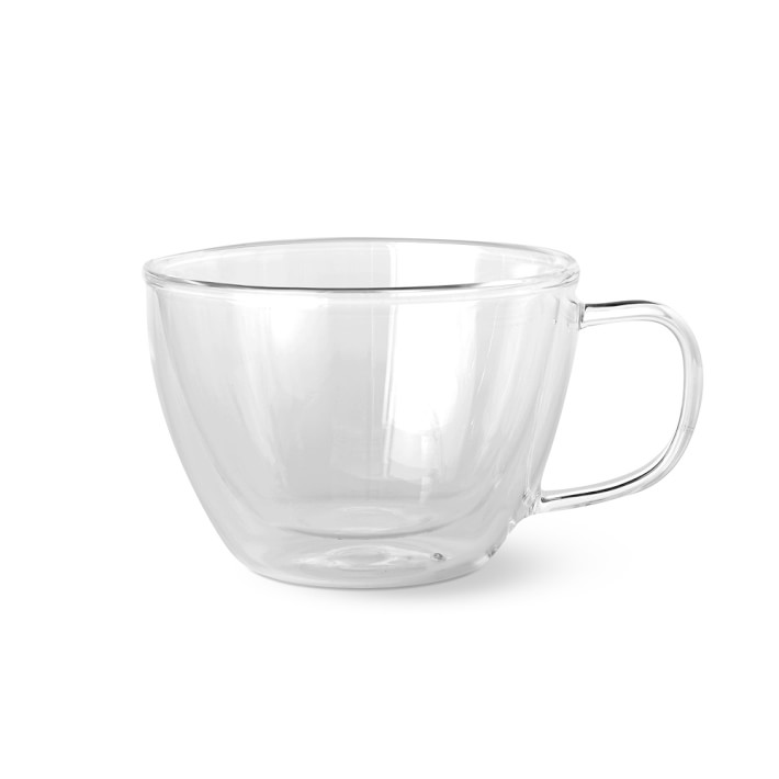 Double-Wall Glass Latte Mugs