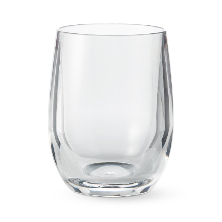 DuraClear Tritan Outdoor Stemless Wine Glasses