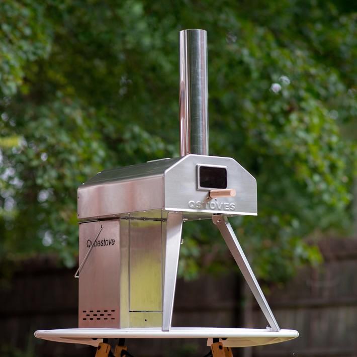 Qubestove 2-in-1 Rotating Pizza Oven