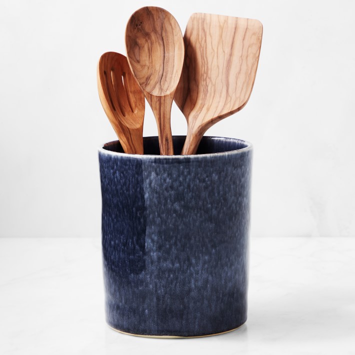 Cyprus Reactive Glaze Utensil Holder