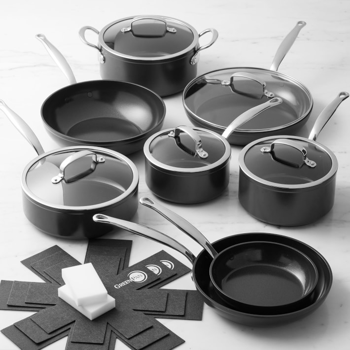 GreenPan Premiere Hard Anodized Ceramic Nonstick 13-Piece Cookware Set