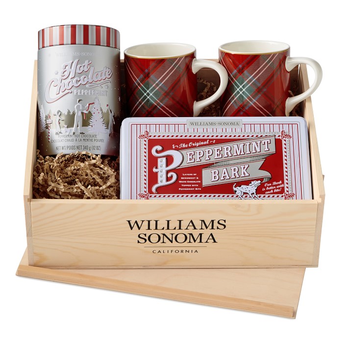 Peppermint Bark Gift Crate