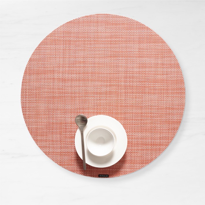 Chilewich Mini Basketweave Round Placemats