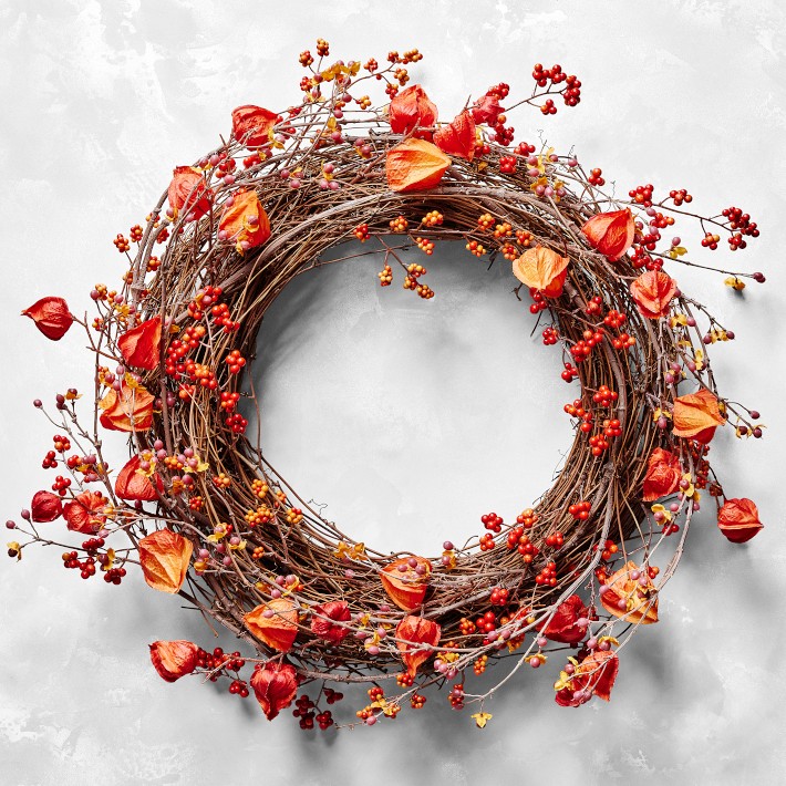 Lunar New Year Faux Lantern Wreath
