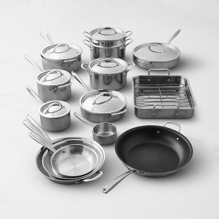 Thermo-Clad Stainless-Steel 23-Piece Set