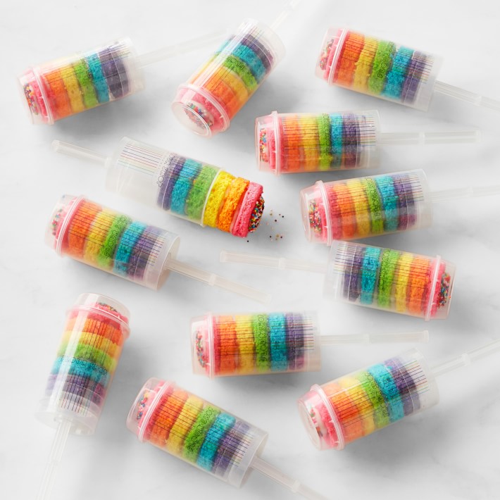 Flour Shop Rainbow Push Pops, Set of 12