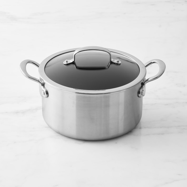 GreenPan Premiere Stainless Steel Ceramic Nonstick Covered Stockpot, 6-Qt.