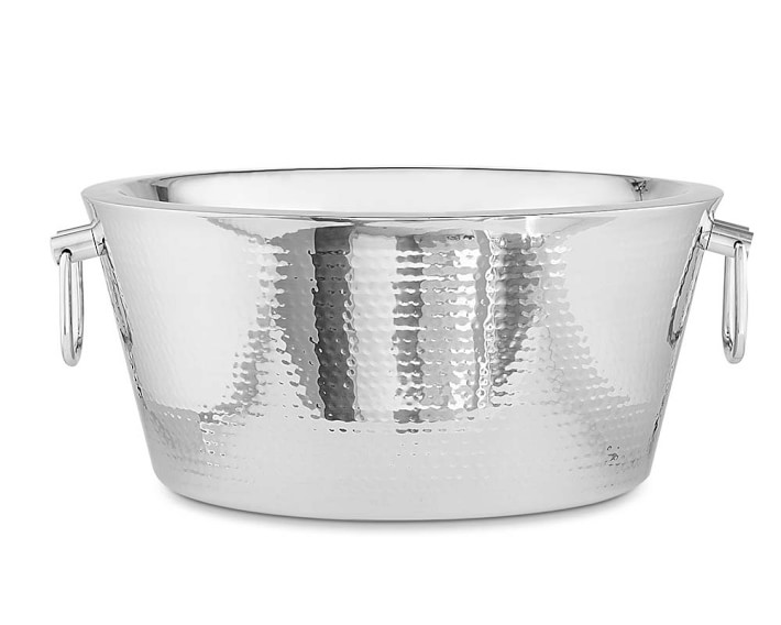 Double-Wall Hammered Party Tub