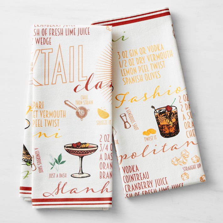 Cocktail Towels, Set of 2