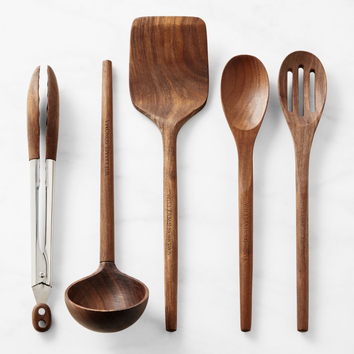 Walnut Essential Utensils, Set of 5