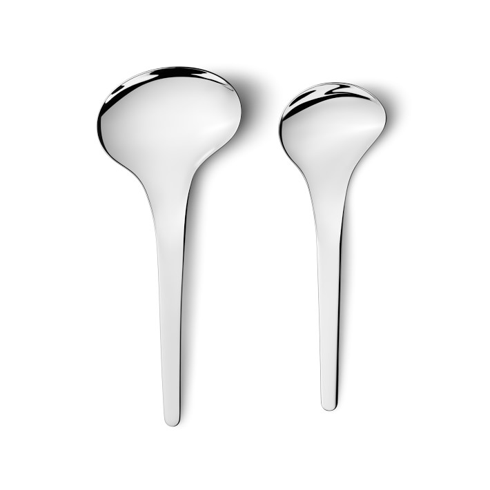 Georg Jensen Bloom Serving Spoons, Set of 2