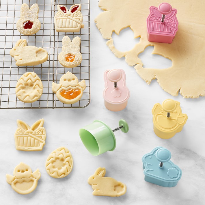 Easter Thumbprint Cookie Cutters Set of 5