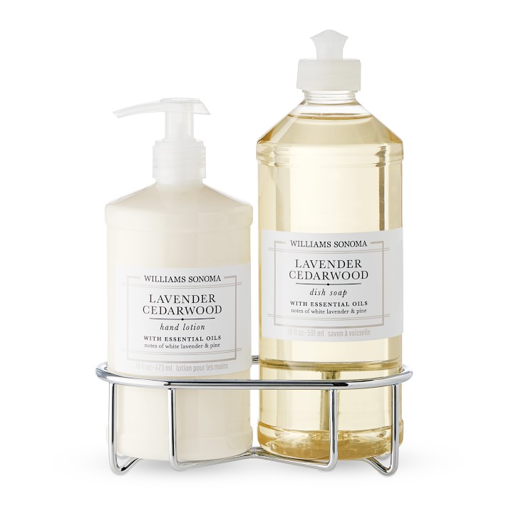 Lavender Cedarwood Hand Soap & Dish Soap 3-Piece Kitchen Set