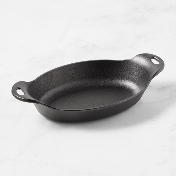Lodge Heat-Treated Oval Seasoned Cast Iron Server