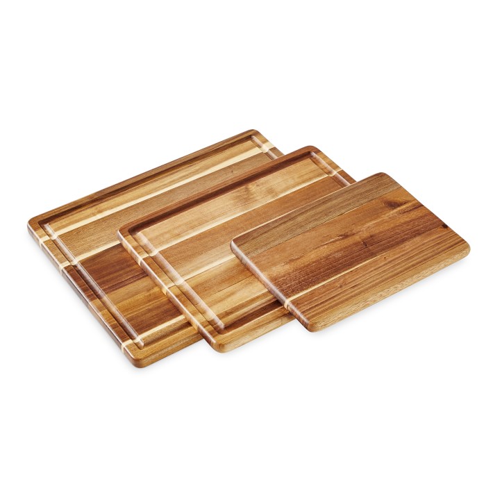 Cutting & Carving Board, Set of 3, Acacia