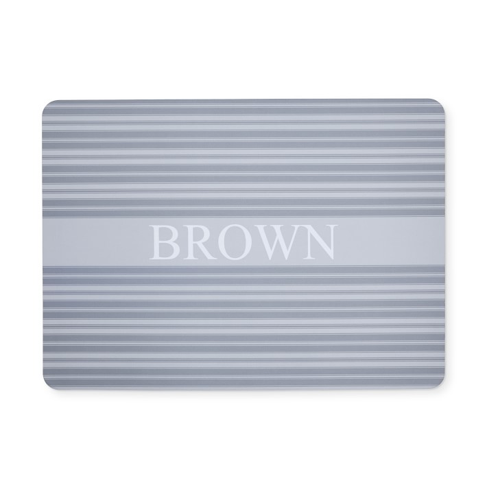 Grey Stripe Cushion Mat