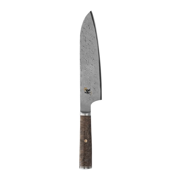 Miyabi Black Santoku Knife, 7"