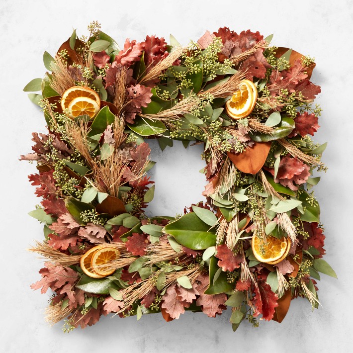 Spice Things Up Live Wreath, 18"