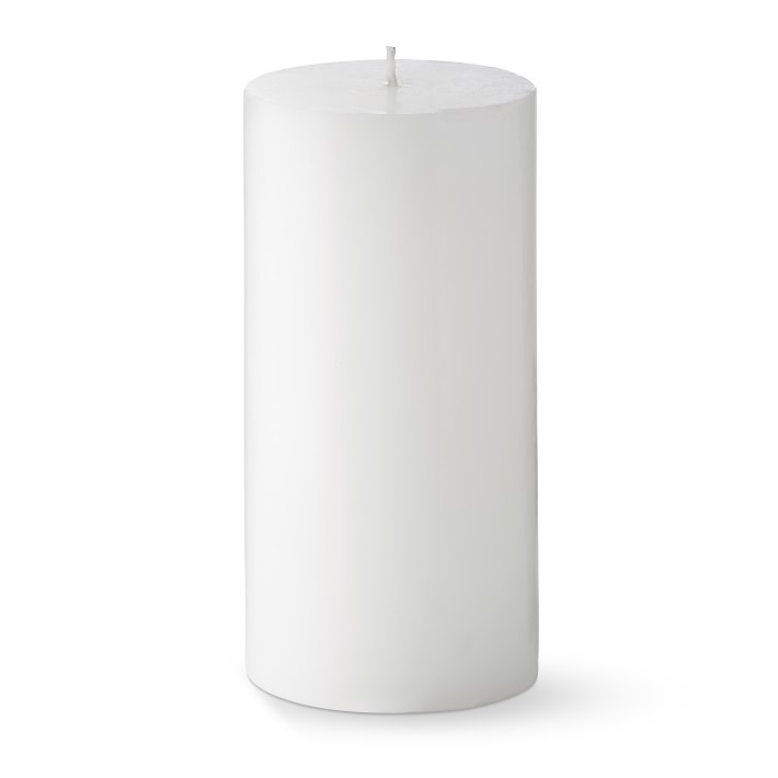 White Pillar Candle