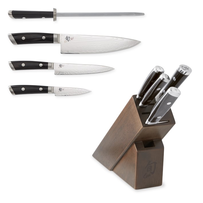 Shun Kaji Knife Block, Set of 5