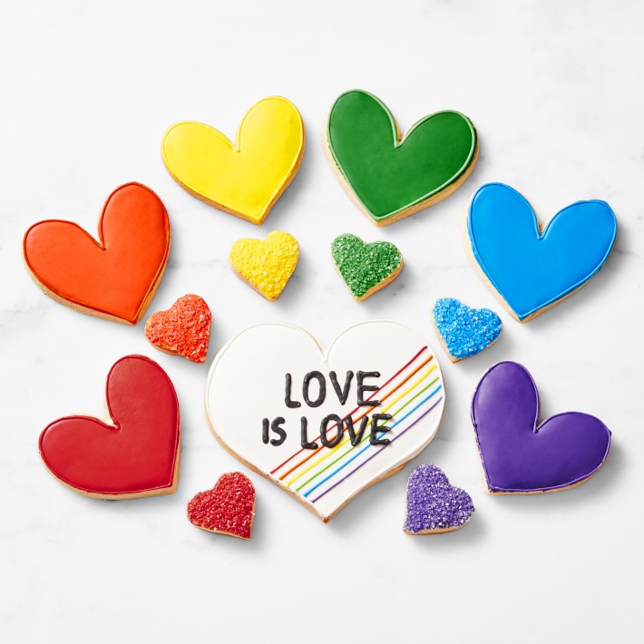 Pride "Love is Love" Iced Cookies