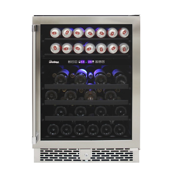 Vinotemp Outdoor Dual-Zone Wine & Beverage Cooler