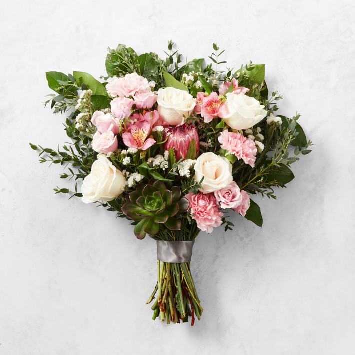 Pink Succulent Fresh Bouquet