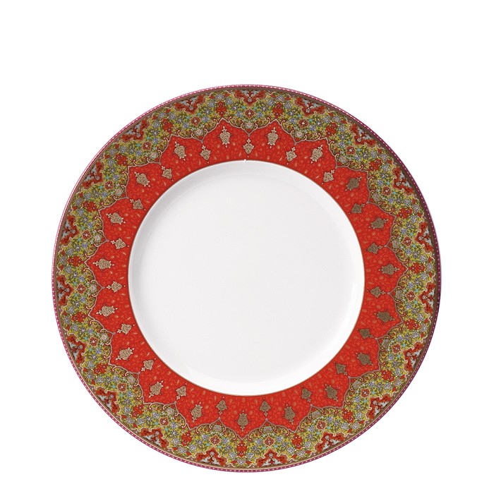 Deshoulieres Dhara Red Dinner Plate