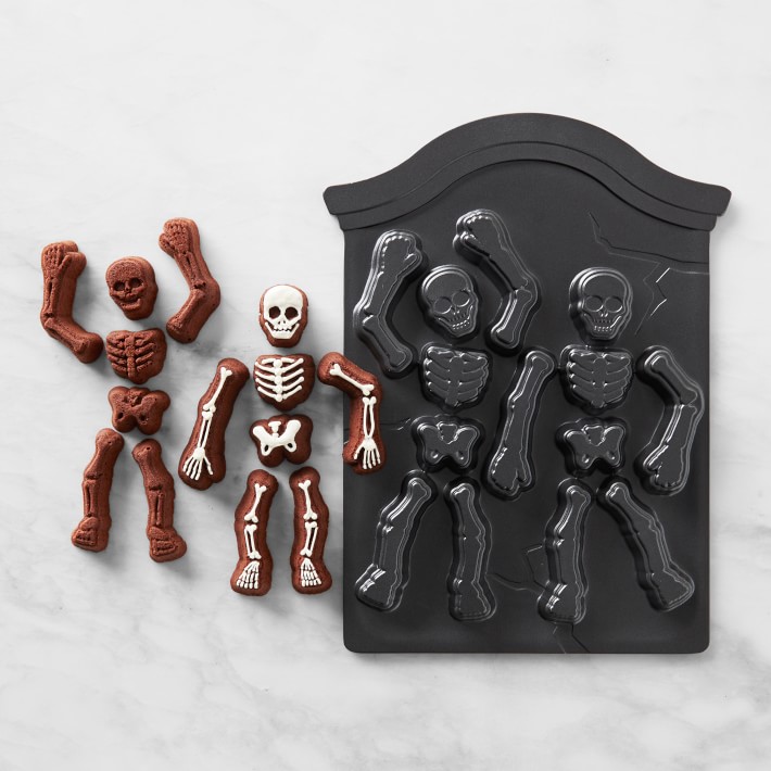Cast Aluminum Dancing Skeleton Cake Pan