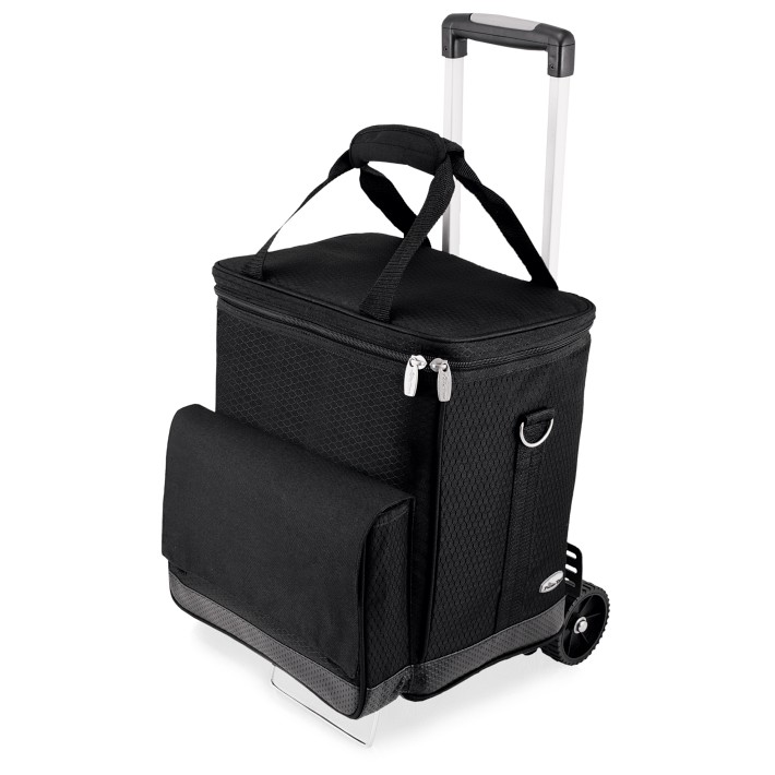 Wine Carrier & Cooler Tote with Trolley