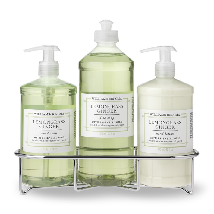 Lemongrass Ginger Hand Soap & Lotion 4-Piece Kitchen Set