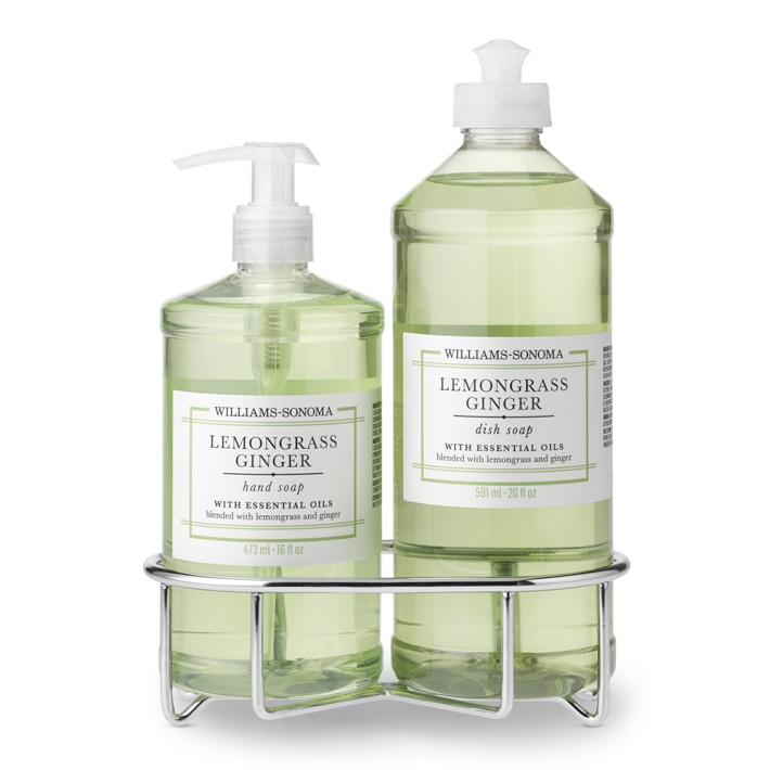 Lemongrass Ginger Hand Soap & Dish Soap 3-Piece Kitchen Set