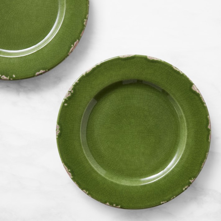 Rustic Ceramic Salad Plates, Set of 4