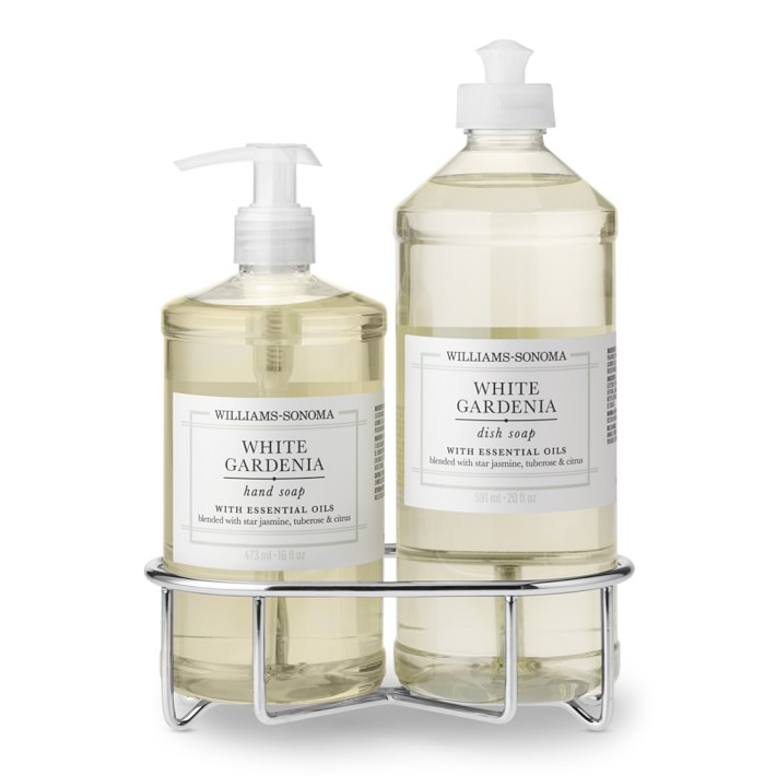 White Gardenia Hand Soap & Dish Soap 3-Piece Kitchen Set