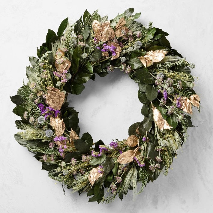 Lilac Love Live Wreath