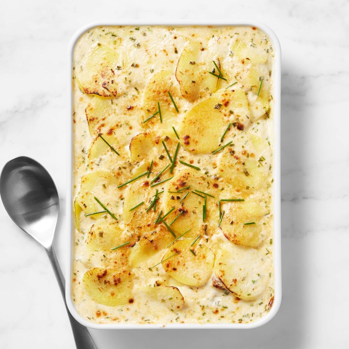 Yukon Gold Potato & Cheese Gratin, Set of 2