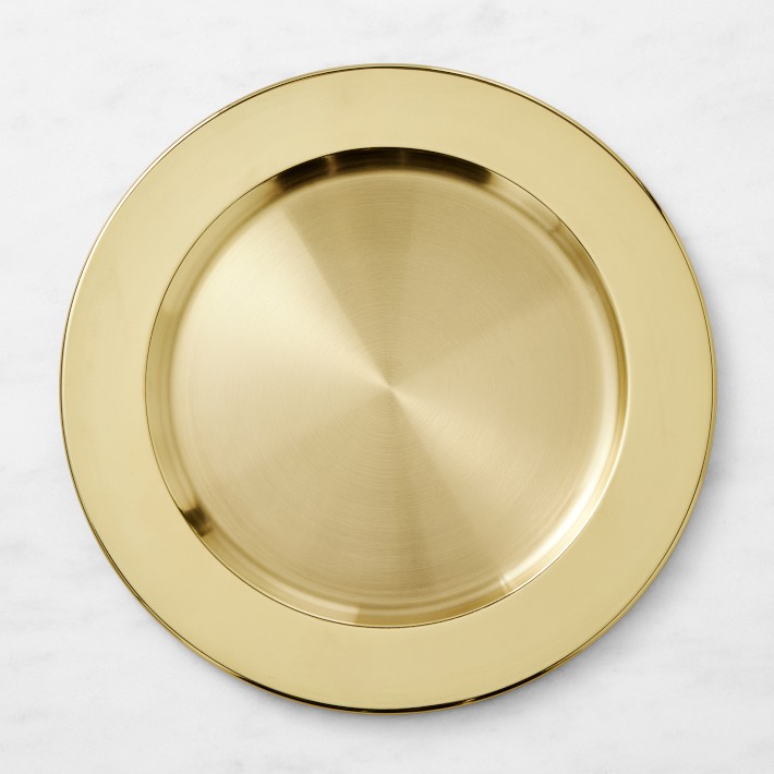 Gold Chargers, Set of 4