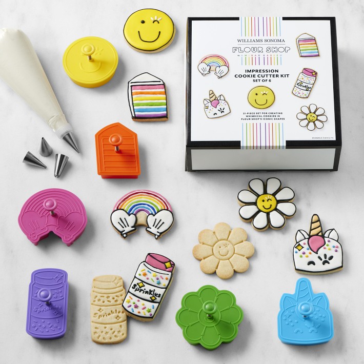 Flour Shop Impression Cookie Cutters 21-Piece Set