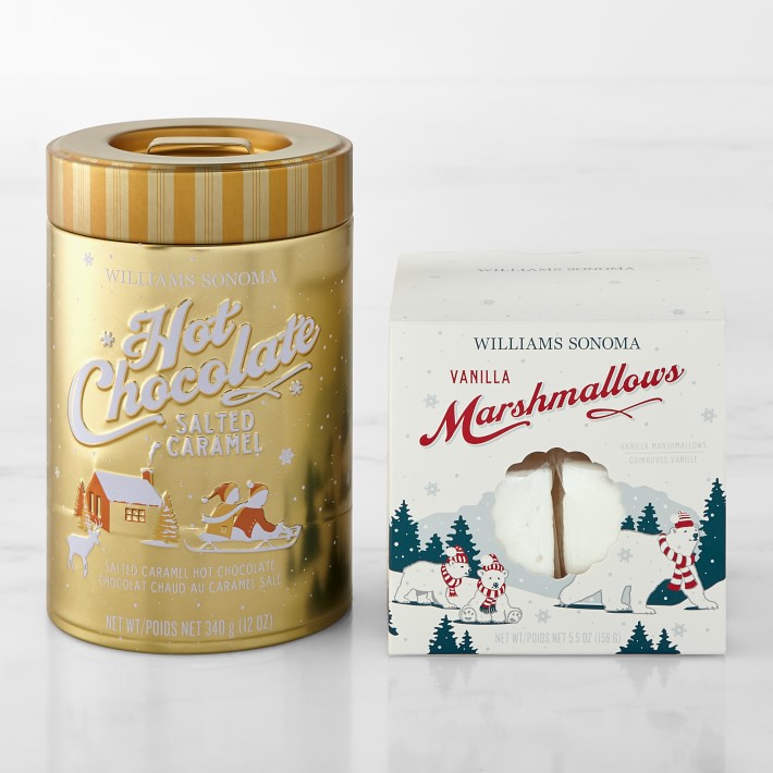 Salted Caramel Hot Chocolate & Vanilla Marshmallows