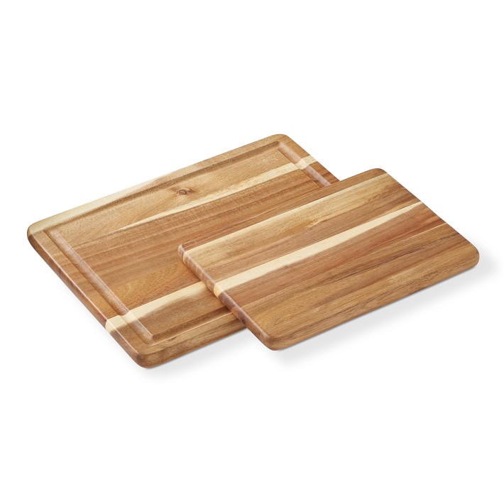 Cutting & Carving Board, Set of 2, Acacia