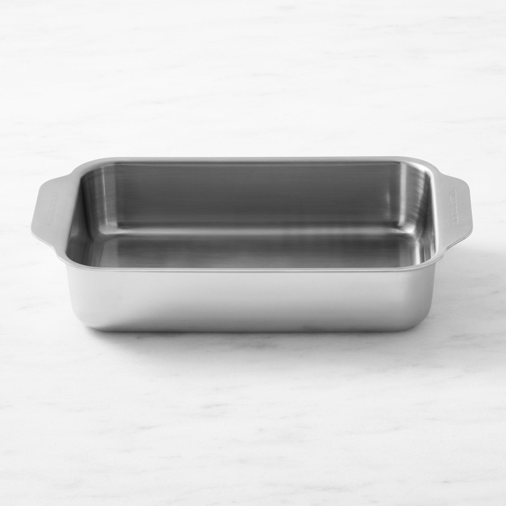 Thermo-Clad Stainless-Steel Ovenware Small Rectangular Baker