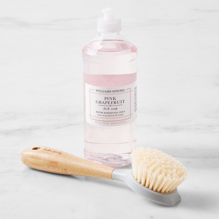 Pink Grapefruit Dish Soap with Full Circle Be Good Dish Brush