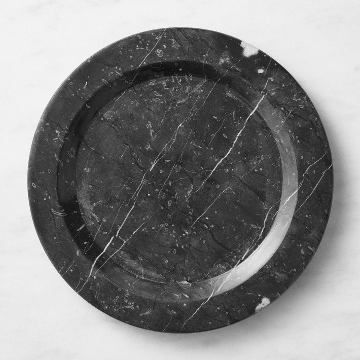 Black Marble Charger