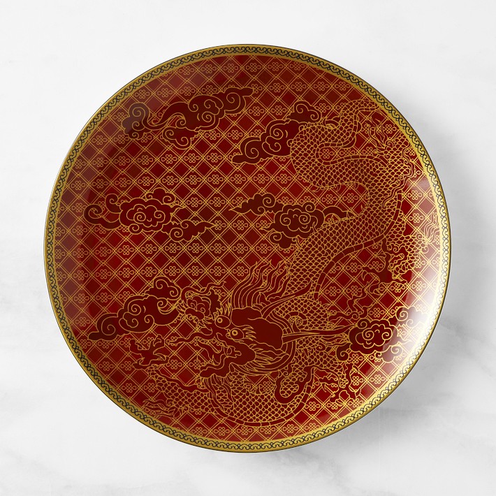 Lunar Dinner Plates, Dragon