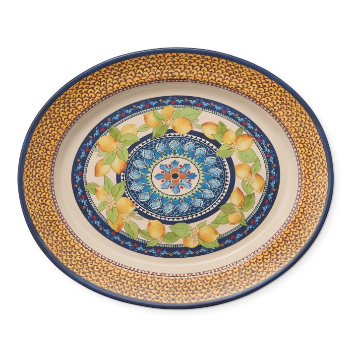Sicily Ceramic Oval Platter, XXL