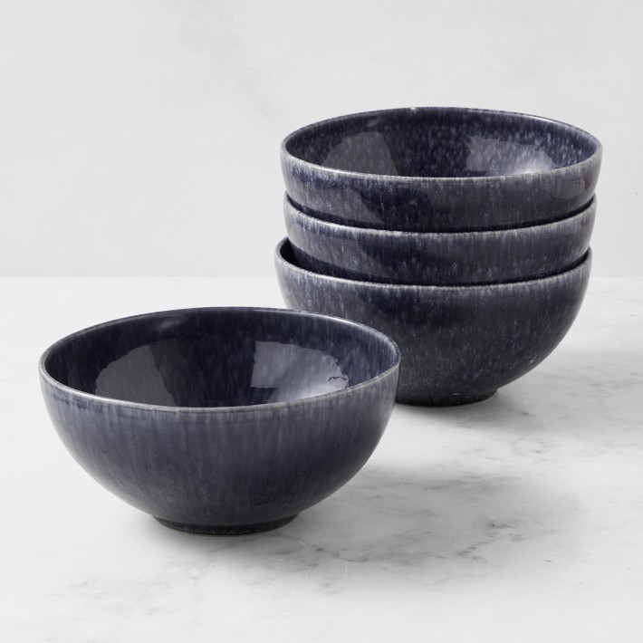 Cyprus Reactive Glaze Noodle Bowls