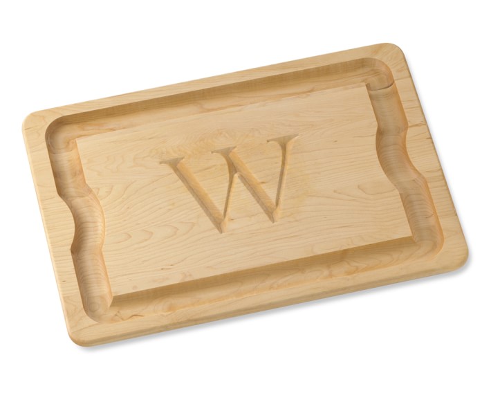 Monogram Cutting & Carving Board, Maple