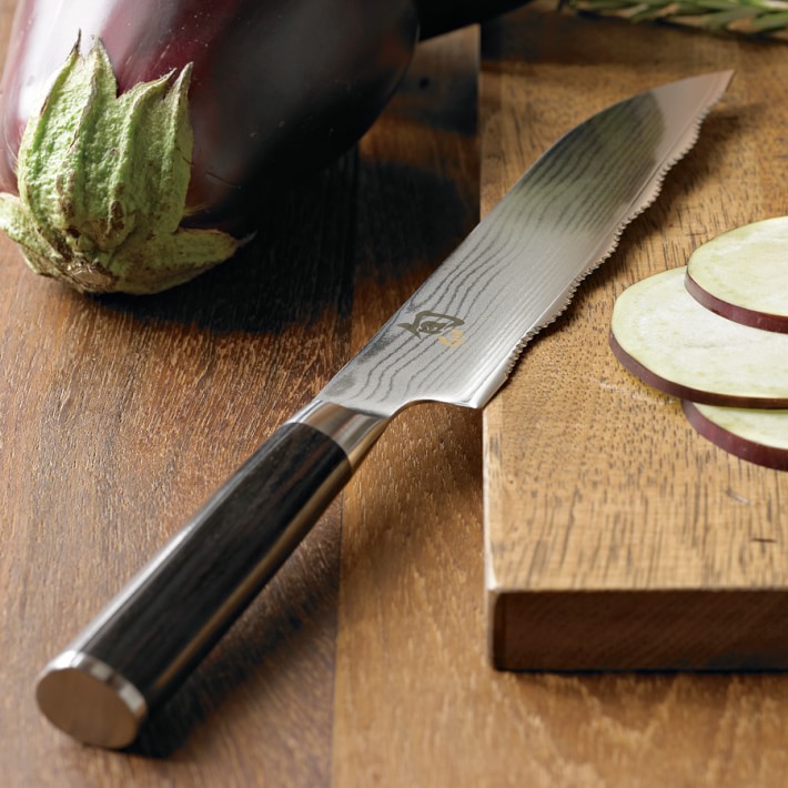 Shun Classic Serrated Master Utility Knife, 7"