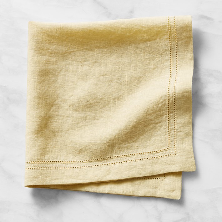 Linen Double Hemstitch Napkins