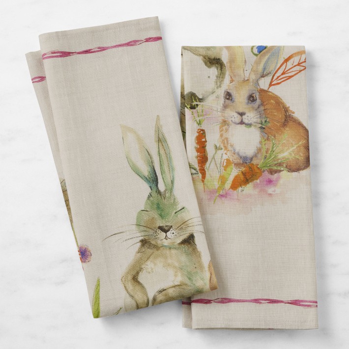 Spring Novelty Towels, Rabbit